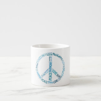 Tasse Expresso Coupe d'Espresso Love Peace