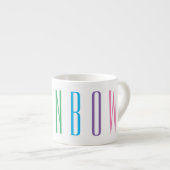 Tasse Expresso Coupe d'Espresso RAINBOW (Devant droit)