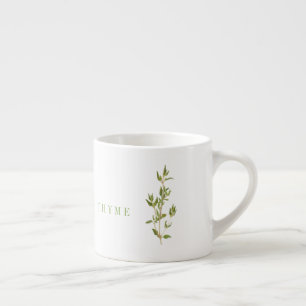 Tasse Expresso Coupe d'Espresso THYME FRAÎCHE
