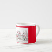 Tasse Expresso Coupe d'Europe de Noël Espresso (Devant droit)