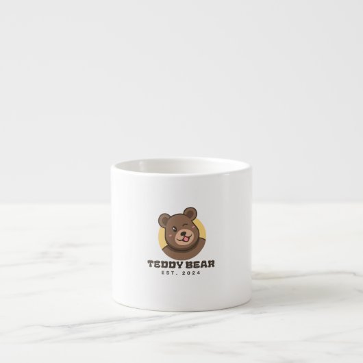 Tasse Expresso Coupe d'ours conviviale (Devant)