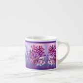 Tasse Expresso Coupe espresso de sirène de mer violette (Droite)