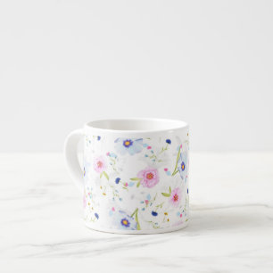 Tasse Expresso Coupe Espresso Fleurs de Printemps