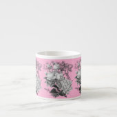 Tasse Expresso Coupe Espresso Fleurs vintages (Devant)