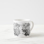 Tasse Expresso Coupe Espresso Fleurs vintages (Devant droit)