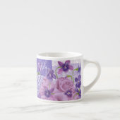 Tasse Expresso Coupe Espresso rose et Violets (Droite)
