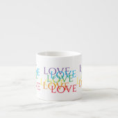 Tasse Expresso Coupe RAINBOVE LOVE Espresso (Devant)