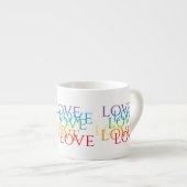 Tasse Expresso Coupe RAINBOVE LOVE Espresso (Devant droit)