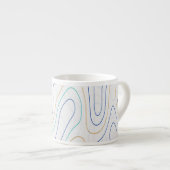 Tasse Expresso Courbes (Devant droit)