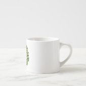 Tasse Expresso Couronne de Noël décorée festive (Droite)