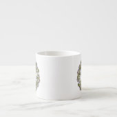 Tasse Expresso Couronne d'Hydrangea (Devant)