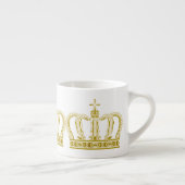 Tasse Expresso Couronne d'or + vos idées (Droite)
