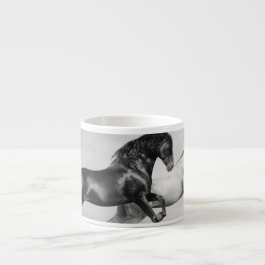 Tasse Expresso Course de chevaux (Devant)