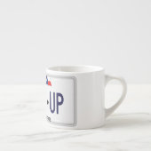 Tasse Expresso Cowboy ! CWBY LÈVENT la plaque minéralogique du (Droite)