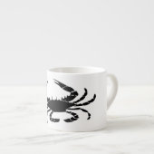 Tasse Expresso Crabe noir (Devant droit)