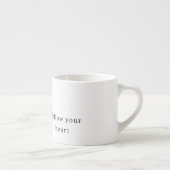 Tasse Expresso Cream Hedgehog Apple Heart (Droite)