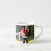 Tasse Expresso Créer un monogramme de texte photo personnalisé 2 (Droite)