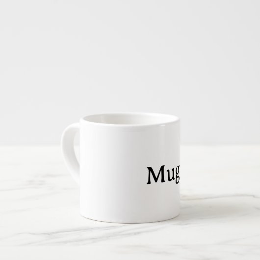 Tasse Expresso Créez Votre Propre (Devant gauche)
