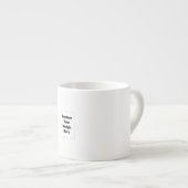 Tasse Expresso Créez votre propre blanc (Devant droit)