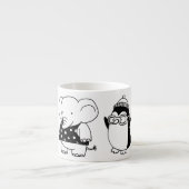 Tasse Expresso Critère de dessin mignon pour enfants (Devant)