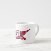 Tasse Expresso Croix chrétienne (Devant droit)