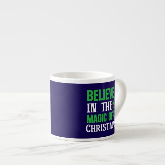 Tasse Expresso Croyez en la magie de Noël-82077 (Devant droit)
