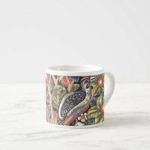 Tasse Expresso Cru floral de tapisserie de pivert de William