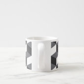 Tasse Expresso Cubes d'architecture urbaine, simple, moderne moti (Dos)