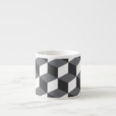 Tasse Expresso Cubes d'architecture urbaine, simple, moderne moti (Devant)