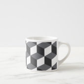 Tasse Expresso Cubes d'architecture urbaine, simple, moderne moti (Droite)