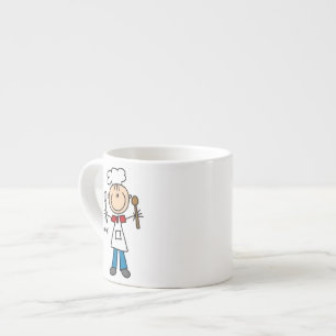 Tasse Expresso Cuisinier Bonhomme Allumette