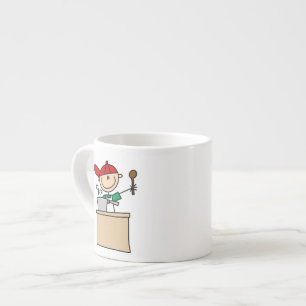 Tasse Expresso Cuisinier bonhomme allumette masculin