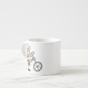 Tasse Expresso Cuisinière utilisant un mélangeur