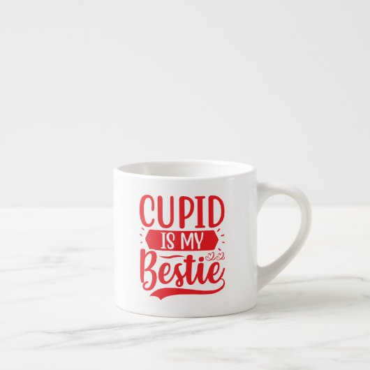 Tasse Expresso cupide est ma bestie (Droite)