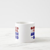 Tasse Expresso Cupidité et ambition (Devant)