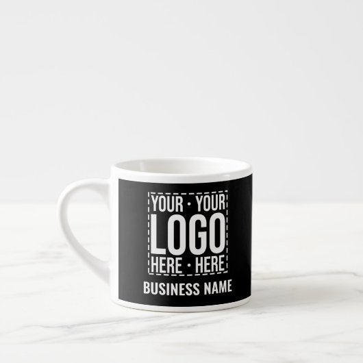 Tasse Expresso Custom Business Logo Corporate Company Modern Cool (Gauche)
