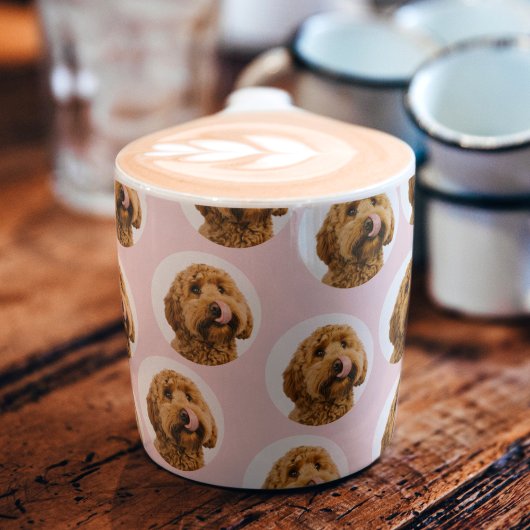 Tasse Expresso Custom Dog Photo Pattern– Cute Valentine Pet 