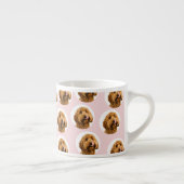 Tasse Expresso Custom Dog Photo Pattern– Cute Valentine Pet  (Droite)