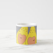 Tasse Expresso Cute Animé Pear Loving Couple Speaciality (Devant)