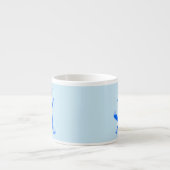 Tasse Expresso Cute Blue Baby Boy Fox (Devant)