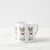 Tasse Expresso Cute Boston Terrier (Devant droit)