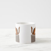 Tasse Expresso Cute Chipmunks Mariage de automne (Devant)