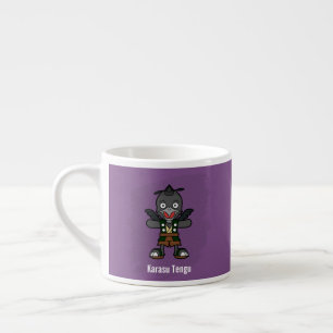 Tasse Expresso Cute Crow Tengu Yokai - Folklore japonais