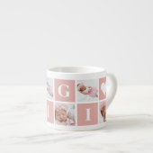 Tasse Expresso Cute Custom 6 Photo Collage Grand-mère Gigi (Devant droit)