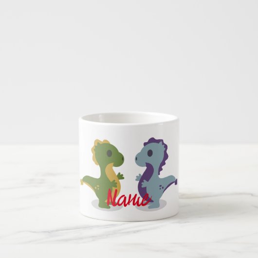 Tasse Expresso Cute Dinosaur Paire Thunder_Cove (Devant)