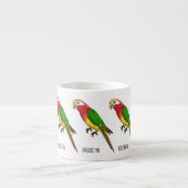 Tasse Expresso Cute happy parrot (Devant)