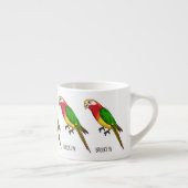Tasse Expresso Cute happy parrot (Droite)