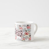 Tasse Expresso Cute “Moo Cow” Cartoon Design (Devant droit)