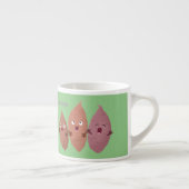Tasse Expresso Cute singing sweet potatoes cartoon vegetables  (Droite)