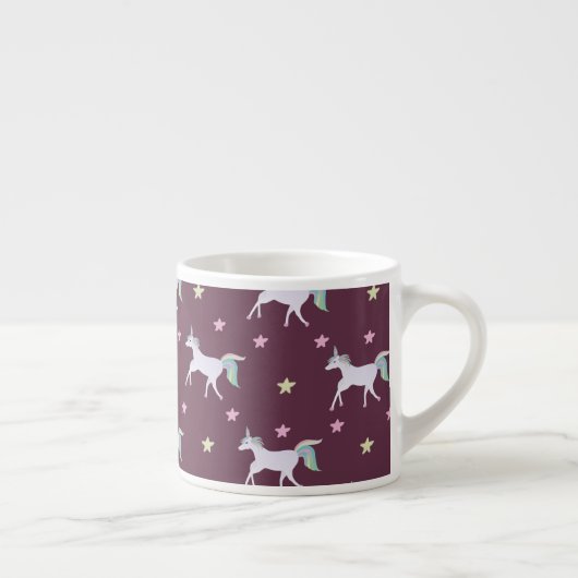 Tasse Expresso Cute Unicorns Motif, Magique Horse Amateurs (Droite)